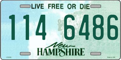 NH license plate 1146486