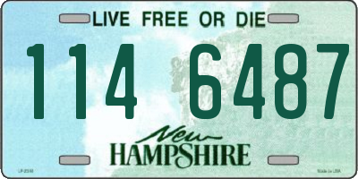 NH license plate 1146487