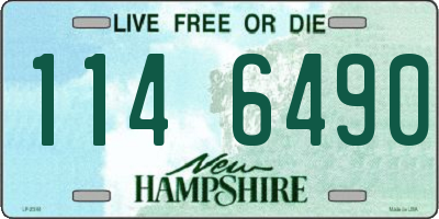 NH license plate 1146490