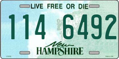 NH license plate 1146492