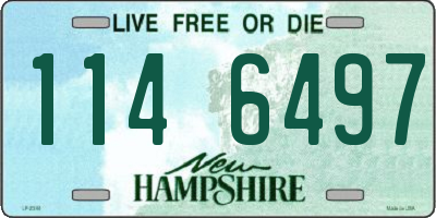 NH license plate 1146497