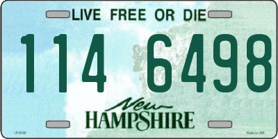 NH license plate 1146498