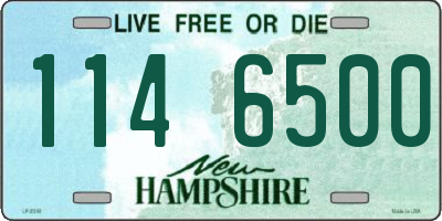 NH license plate 1146500
