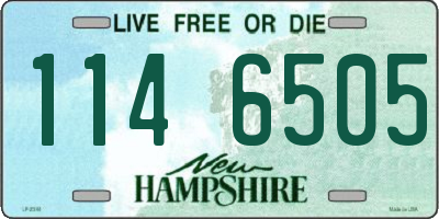 NH license plate 1146505