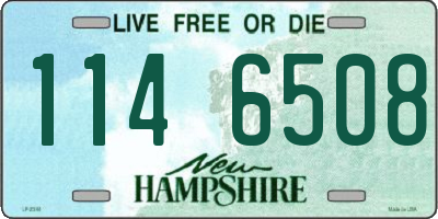 NH license plate 1146508