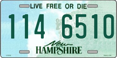 NH license plate 1146510