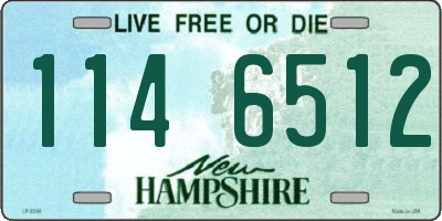NH license plate 1146512