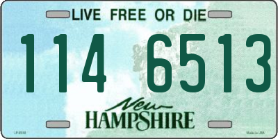 NH license plate 1146513