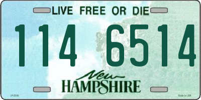 NH license plate 1146514