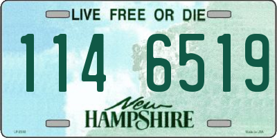 NH license plate 1146519