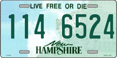 NH license plate 1146524
