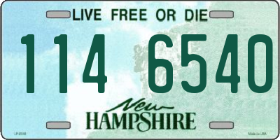 NH license plate 1146540