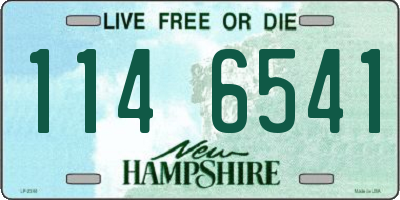 NH license plate 1146541