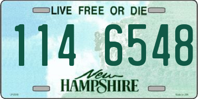NH license plate 1146548
