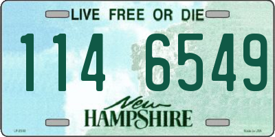 NH license plate 1146549