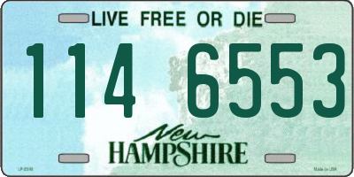 NH license plate 1146553