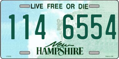 NH license plate 1146554