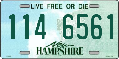 NH license plate 1146561