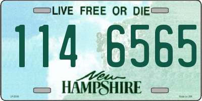 NH license plate 1146565