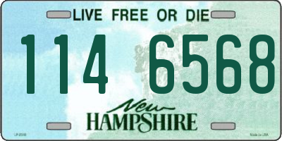 NH license plate 1146568