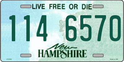 NH license plate 1146570