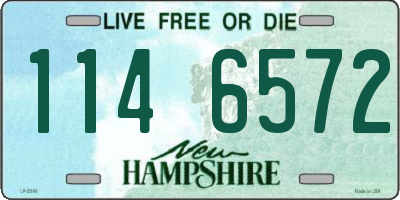 NH license plate 1146572