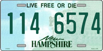 NH license plate 1146574