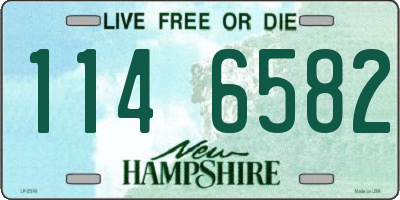 NH license plate 1146582