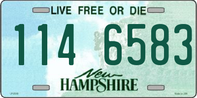 NH license plate 1146583