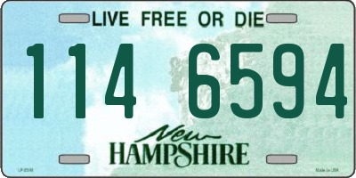 NH license plate 1146594