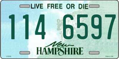 NH license plate 1146597