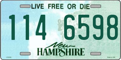 NH license plate 1146598