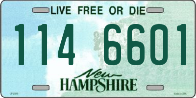 NH license plate 1146601