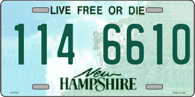 NH license plate 1146610