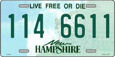 NH license plate 1146611