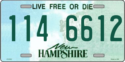 NH license plate 1146612