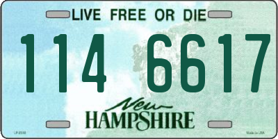 NH license plate 1146617