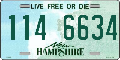 NH license plate 1146634