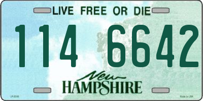 NH license plate 1146642