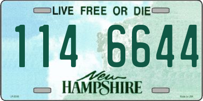 NH license plate 1146644
