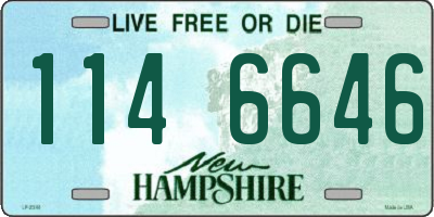 NH license plate 1146646