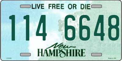 NH license plate 1146648