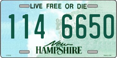 NH license plate 1146650