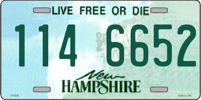 NH license plate 1146652