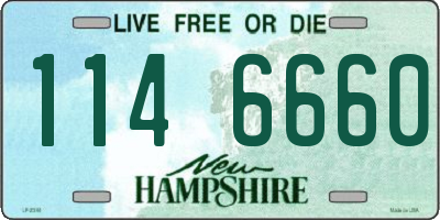 NH license plate 1146660
