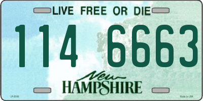 NH license plate 1146663