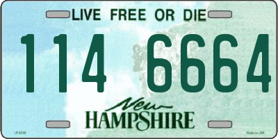 NH license plate 1146664