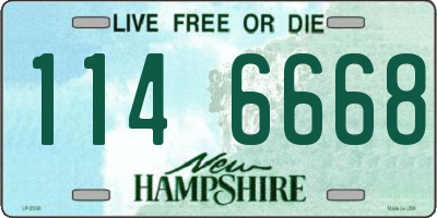 NH license plate 1146668