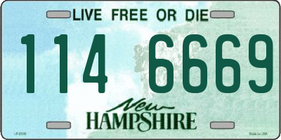 NH license plate 1146669