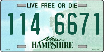 NH license plate 1146671